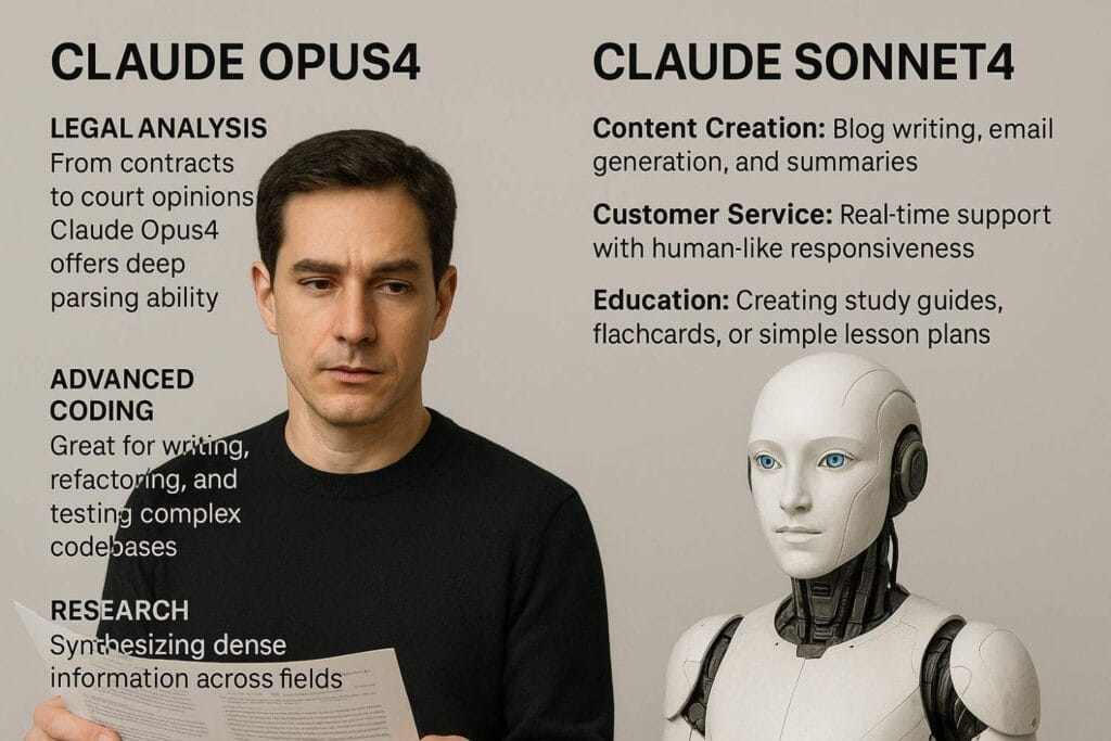 Claude Opus4 Claude Sonnet4